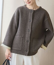 雙面布料仿外套針織衫