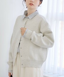 袖刺繡仿衛衣細針腳針織外套