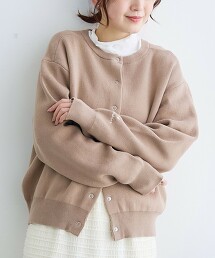 袖刺繡仿衛衣細針腳針織外套