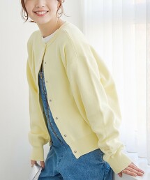 袖刺繡仿衛衣細針腳針織外套