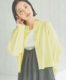 乾爽材質七分開襟外套