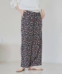 接觸冷感印花輕便寬褲