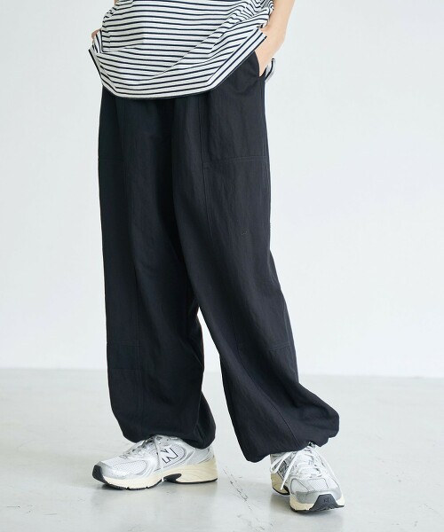 附吊帶荷葉邊工作褲