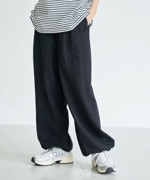 附吊帶荷葉邊工作褲