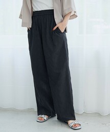 【Lipa特別訂製】刺繡輕便寬褲