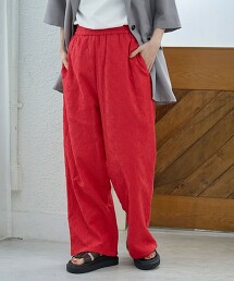【Lipa特別訂製】刺繡輕便寬褲