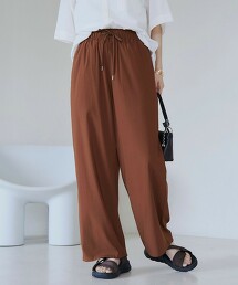 接觸冷感輕便寬褲