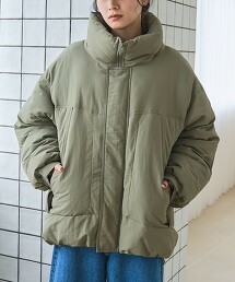 防潑水鋪棉怪獸外套 短版