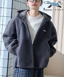 PENNEYS特別訂製 毛絨刷毛連帽拉鍊短外套
