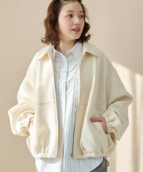 瓦楞翻領短外套