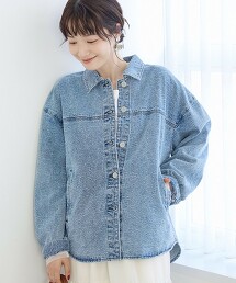 起毛牛仔襯衫外套