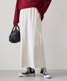 毛圈布長裙