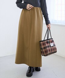 瓦楞拼接荷葉裙