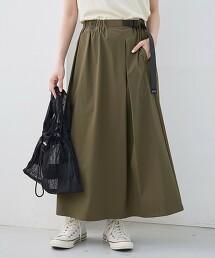 C.mt 防潑水交叉設計荷葉裙