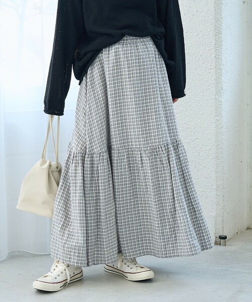 亞麻嫘縈蛋糕裙