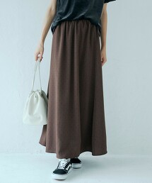 點點印花A字長裙