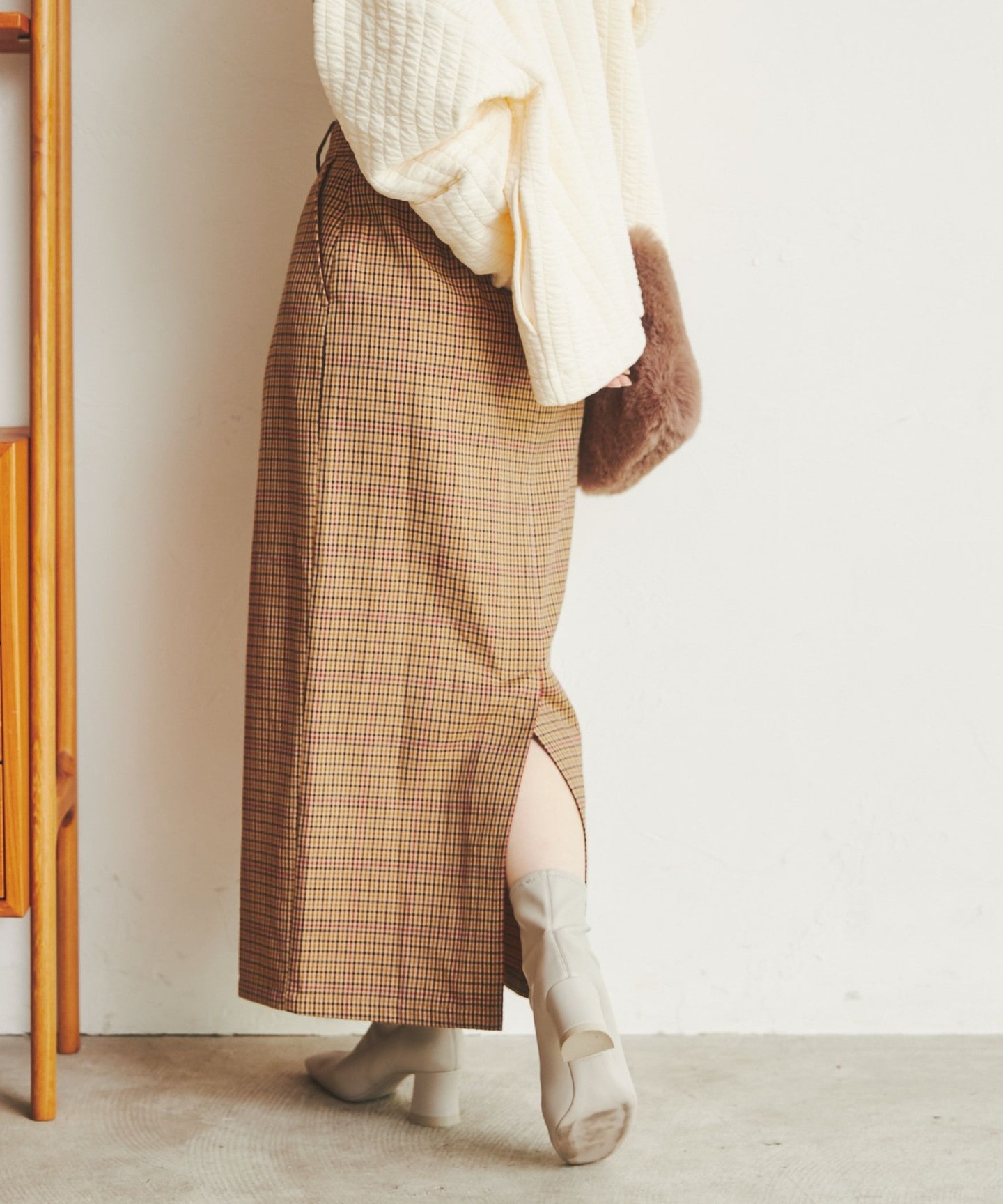 I字格紋裙子（可成套） ｜outlet coen｜UNITED ARROWS LTD. 官方購物網站