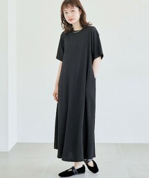 爆米花短袖洋裝