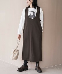 REVERSEWARM U領背心裙