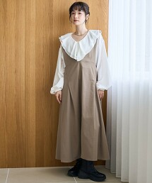 聚酯斜紋布A字吊帶裙