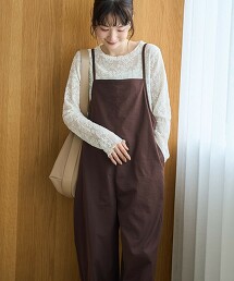 聚酯斜紋布吊帶褲