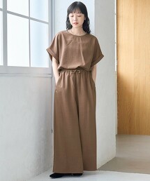 【成套單品】抗UV涼感亞麻觸感罩衫套組