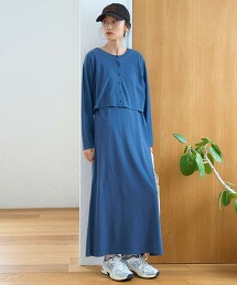 【成套單品】多WAY短版開襟衫＋坦克洋裝套組