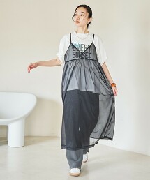 透膚吊帶洋裝