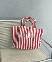 HELLO 條紋大托特包