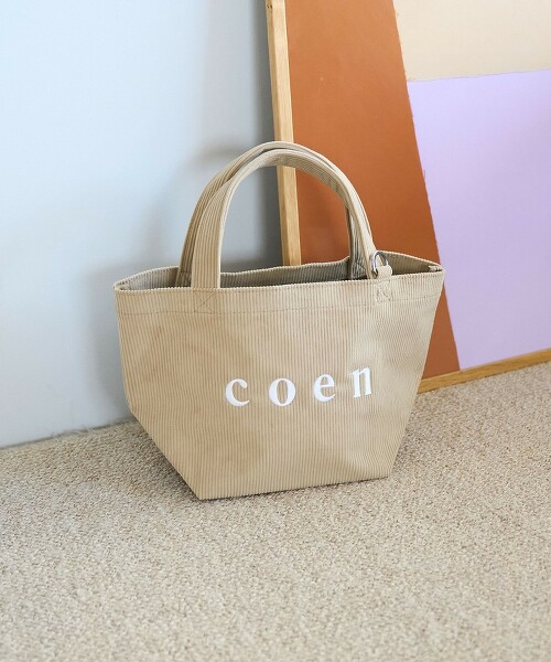 coen LOGO 拼色托特包 S