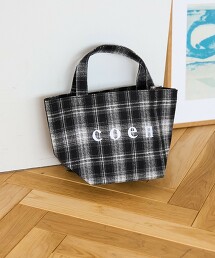 coen LOGO 拼色托特包 S