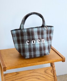 coen LOGO 拼色托特包 S
