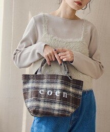 coen LOGO 拼色托特包 S