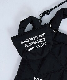 LOGO刺繡迷你收納包鑰匙圈