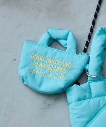 LOGO刺繡迷你收納包鑰匙圈