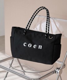 coen LOGO 聚酯帆布單肩包