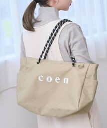 coen LOGO 聚酯帆布單肩包