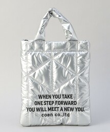 LOGO刺繡 幾何圖案 絎縫2way單肩包