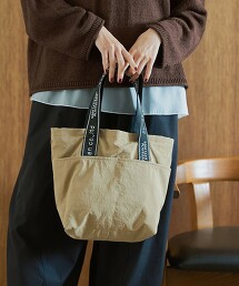 coen LOGO織帶托特包