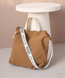 coen LOGO織帶單肩包