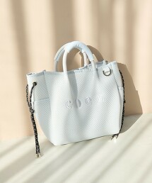 coen LOGO刺繡網眼澎澎2way托特包 M