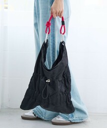 2way傘繩抓皺手提包 S