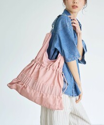 2way傘繩抓皺手提包 M