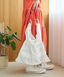 2way傘繩網眼手提包 M