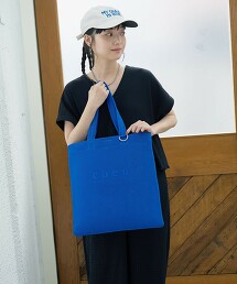 coen LOGO網眼透膚托特包 L