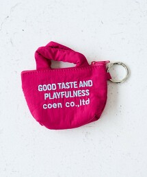 LOGO刺繡迷你收納鑰匙圈