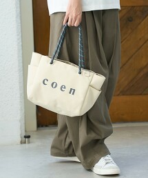 coen LOGO帆布托特包 M