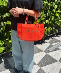 coen LOGO帆布托特包 M