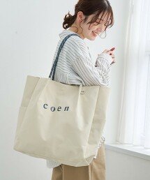 coen LOGO帆布托特包 L