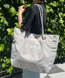 coen LOGO帆布托特包 L